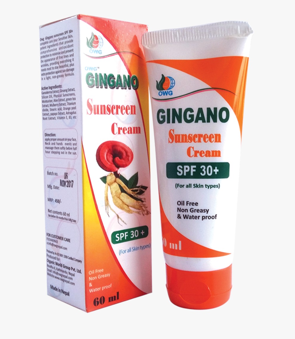 Gingano Sunscreen Cream (SPF 30)